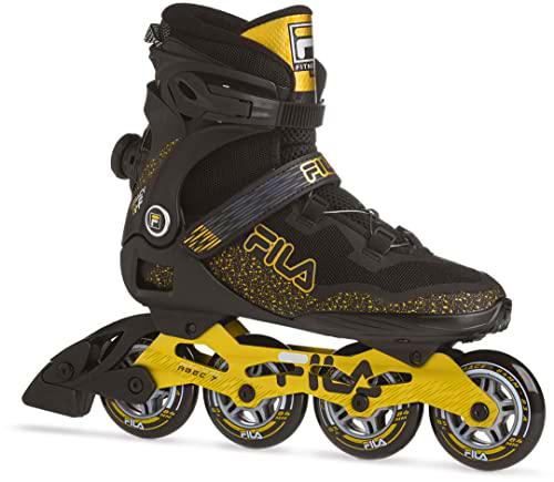 FILA SKATES 010622080 Legacy QF Inline Skate Men's Black/Gold Size EU 41